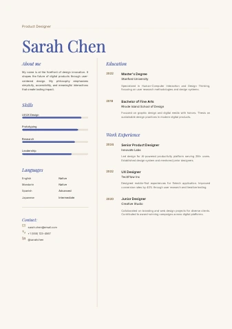 Modern Resume